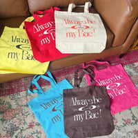 BAE STORE  / graphic color tote bag