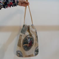 Jacquard 巾着 bag