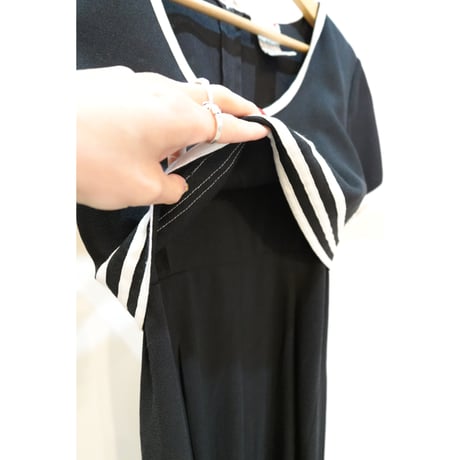 80s' black all in one