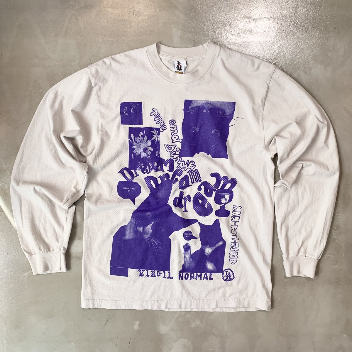 Virgil Normal / DREAM DREAM DREAM LONG SLEEVE TEE Virgil Normal / DREAM DREAM DREAM LONG SLEEVE TEE