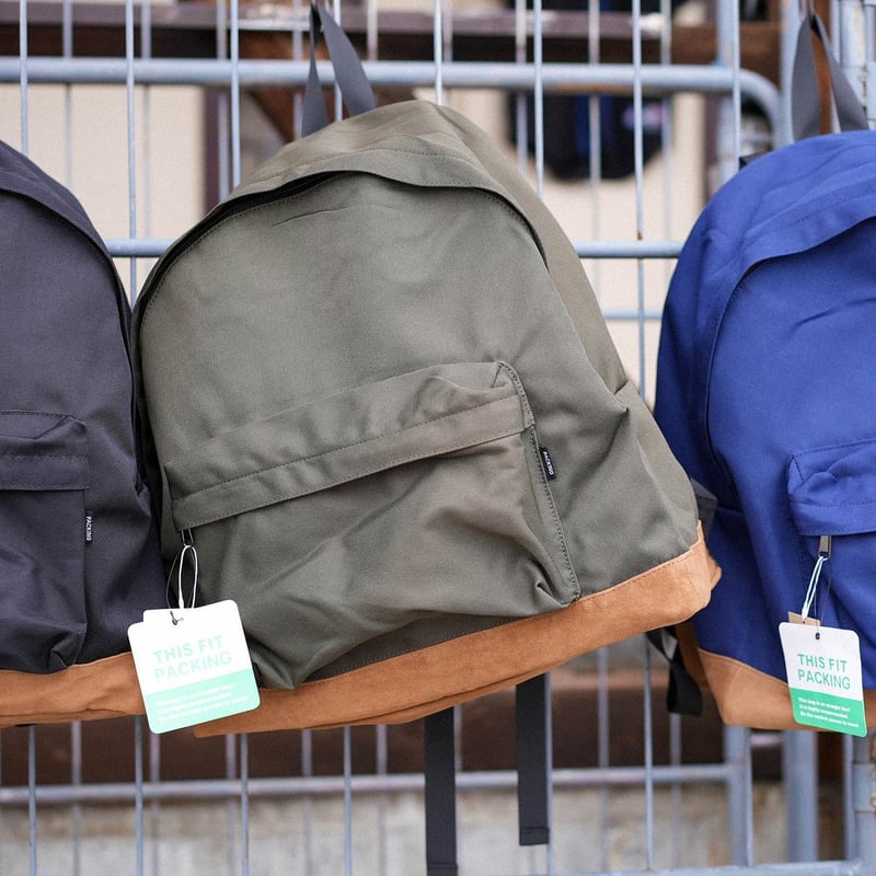 PACKING BOTTOM SUEDE BACKPACK (Olive) | LIBERTY