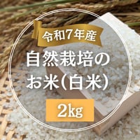 【令和７年産】自然栽培のお米（白米）2kg