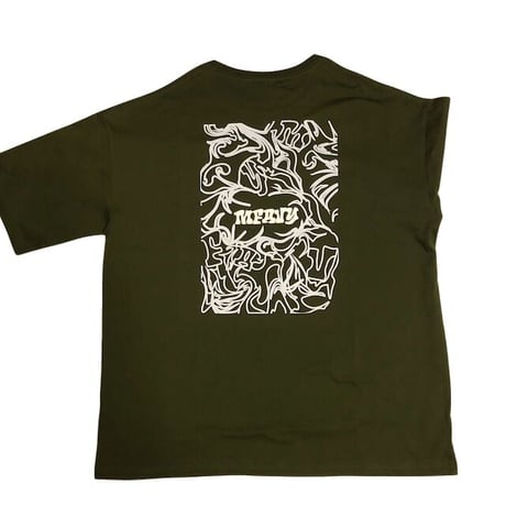 MFAVY マーブルプリントTシャツ