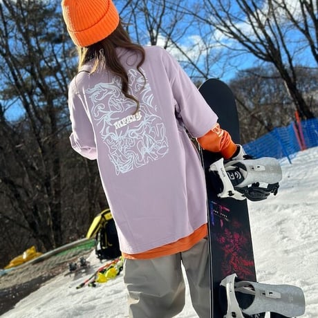 MFAVY マーブルプリントTシャツ