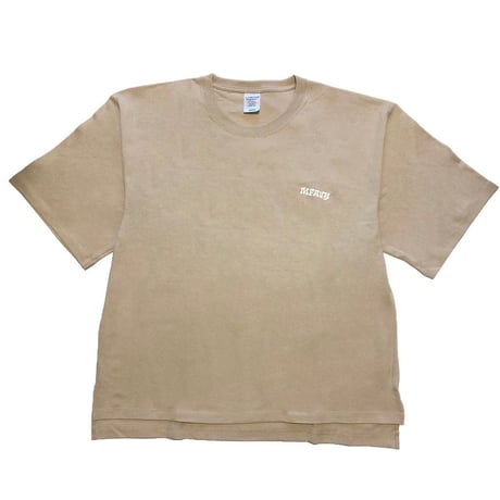 モコプリントオーバースリッド Tシャツ
