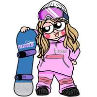 カービングギャルSticker 限定サイズ