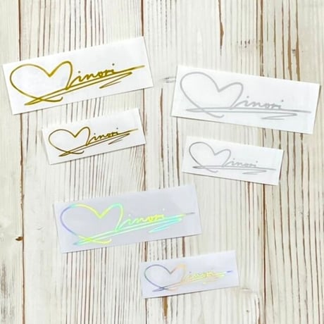 M ／【MINORI】Color Signsticker