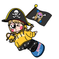 海賊ギャル🏴‍☠️Sticker 限定サイズ
