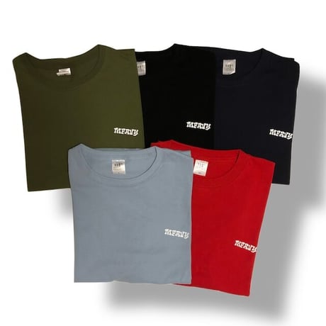 BIGsize/MFAVY マーブルプリントTシャツ