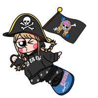 海賊ギャル🏴‍☠️Sticker Mサイズ