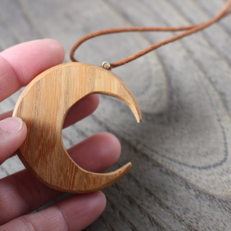 月のペンダント（大） | kiki craft