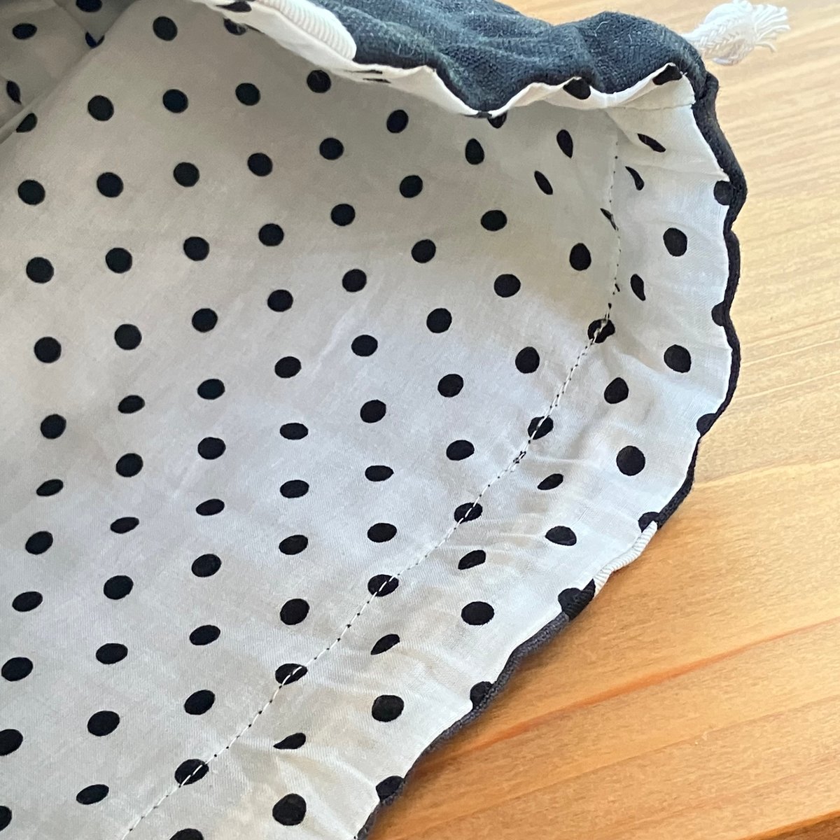 お弁当袋　ドット黒　パープルパール♡ 楽天市場】弁当 巾着 ドットの通販