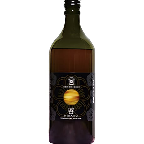 啓 -HIRAKU- ウイスキー梅酒 720ml（クリアケース入）・120ml