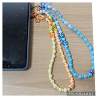 ハンドストラップ落下防止付き。スマホ用2点セット
