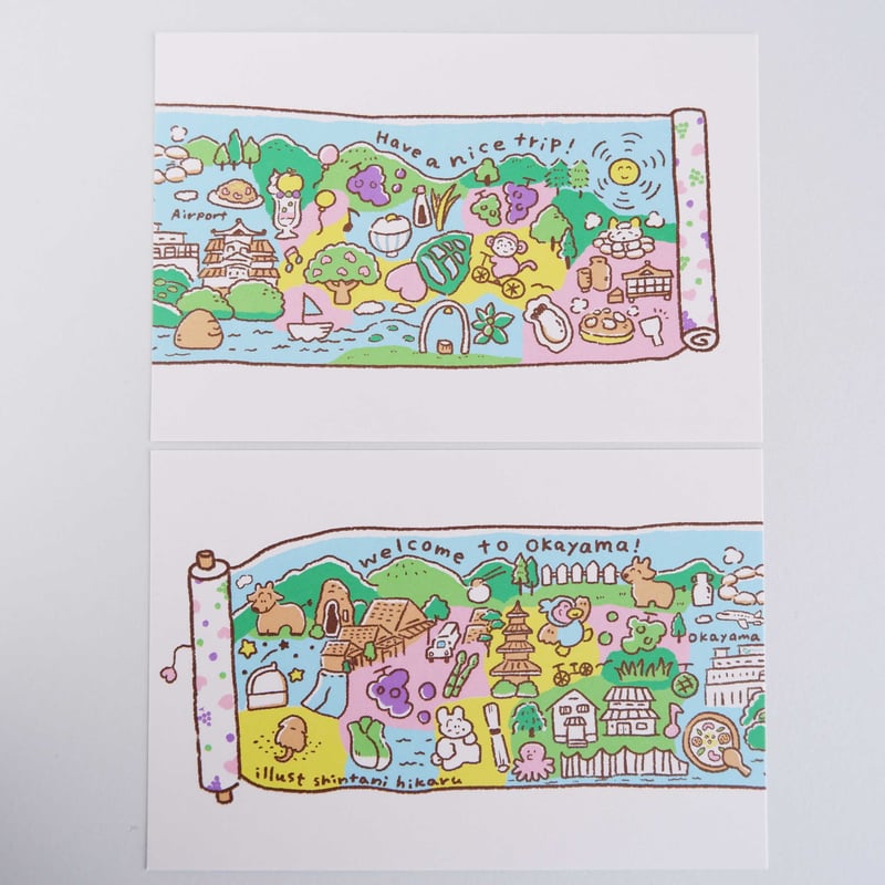 ポストカード〈OKAYAMA〉 | しんたにひかるSHOP