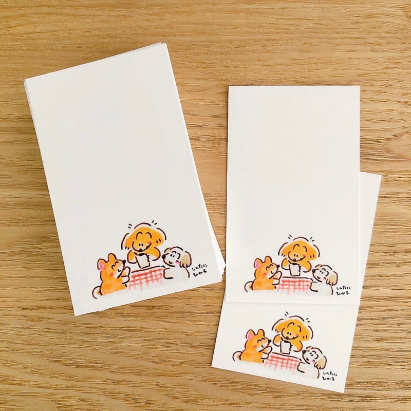 ご注文をどうぞ メッセージカード 【5枚入り】 | しんたにひかる