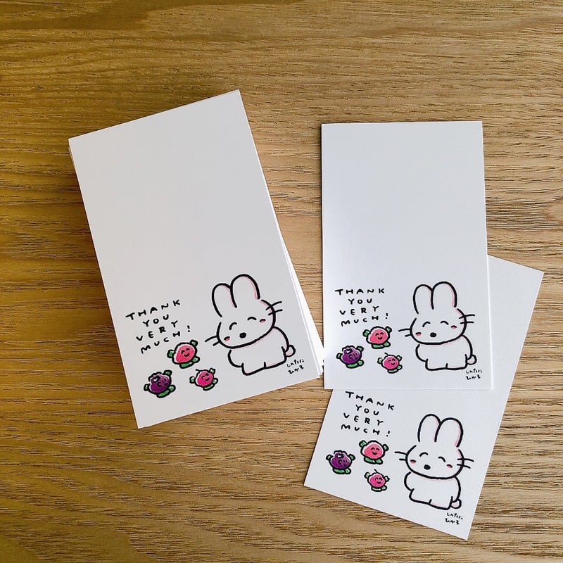 サンキューベリーマッチ メッセージカード 【5枚入り】 | しんたにひかる