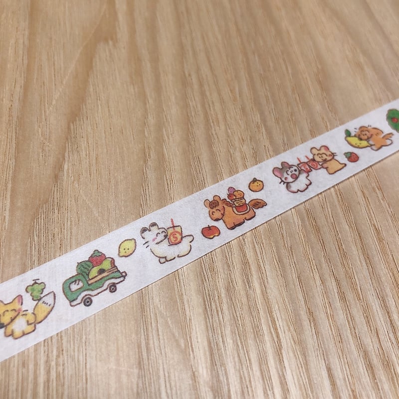 マルゴデリさんすて倉敷コラボ マスキングテープ | しんたにひかるSHOP