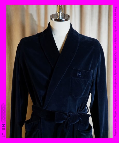 PIERRE CARDIN Velvet Gown Coat