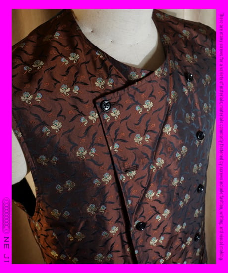 1990's KENZO Embroidered Silk Gilet