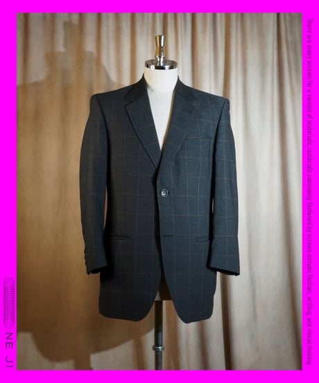 1990's KENZO Window Pane Suit