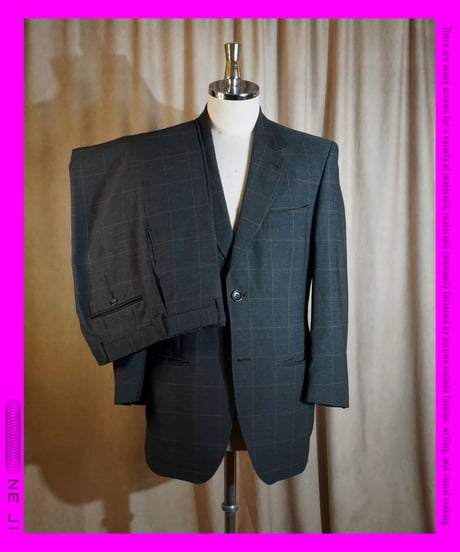 1990's KENZO Window Pane Suit