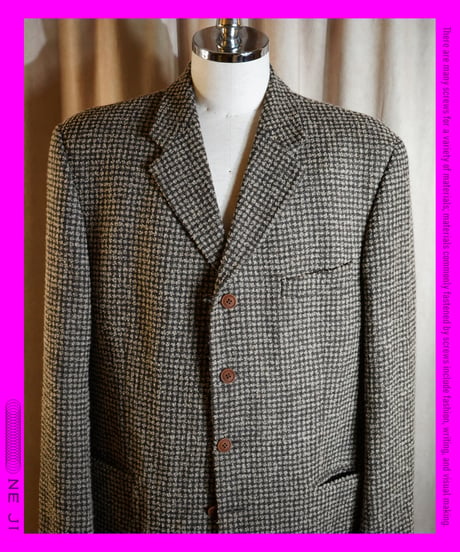 1990's KENZO Boucle Tweed 4B Jacket