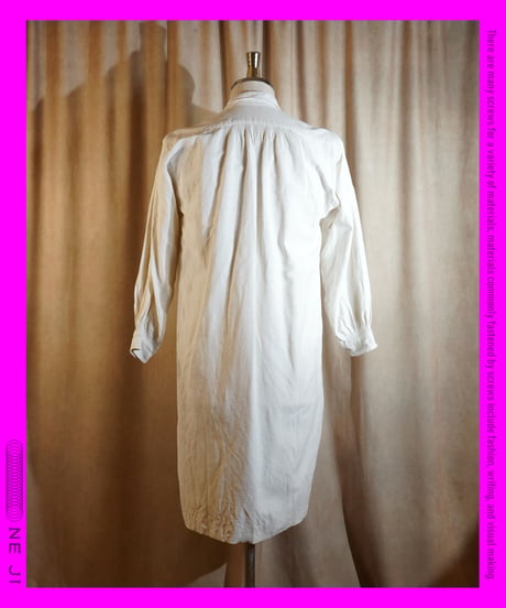 1900's French Antique Linen Shirt