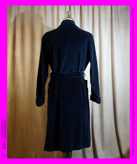 PIERRE CARDIN Velvet Gown Coat