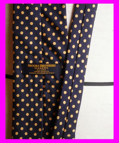 BROOKS BROTHERS USED TIE①