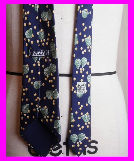 HERMES USED TIE①