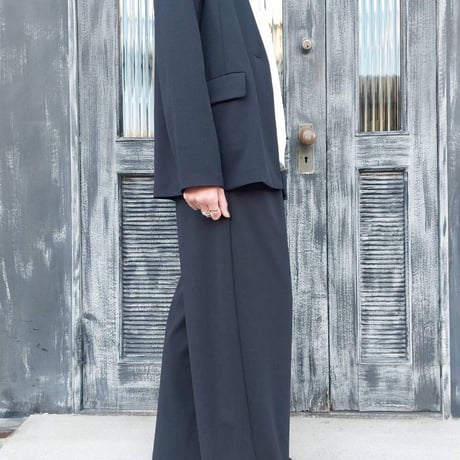 CYNICAL ジョーゼットタックパンツ