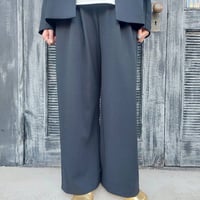 CYNICAL ジョーゼットタックパンツ
