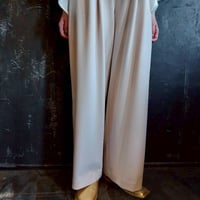 CYNICAL ジョーゼットタックパンツ