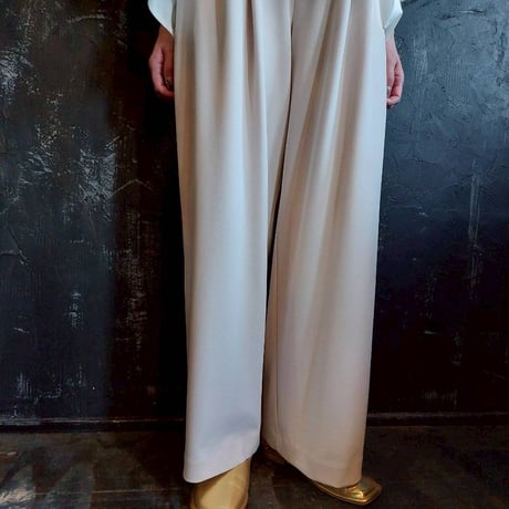 CYNICAL ジョーゼットタックパンツ