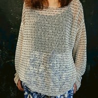 MIDVEIN ミックスカラーボーダーニット
