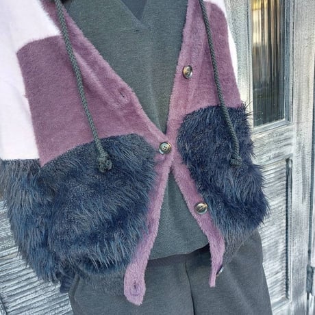 AGNOST シャギートリコVカーディガン