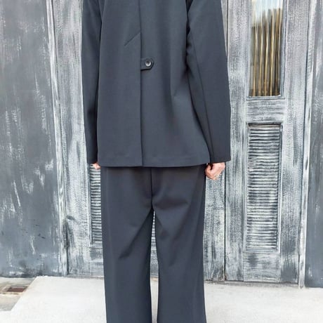 CYNICAL ジョーゼットタックパンツ