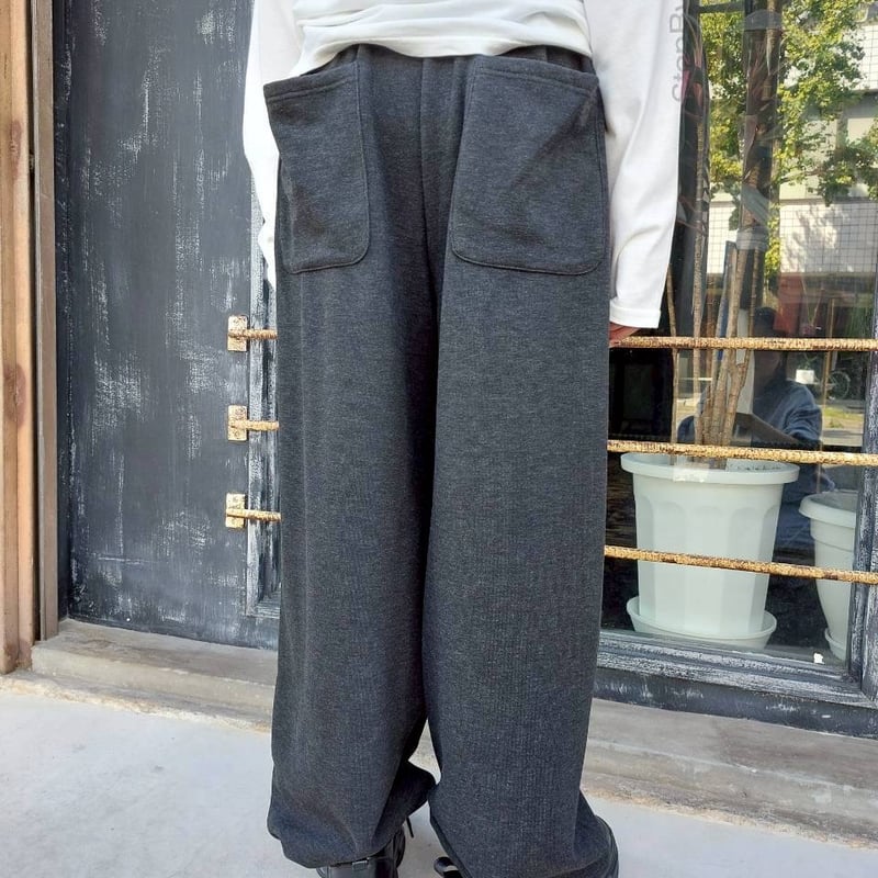 新品タグ付き MIDVEIN スウェットパンツ ブラック サイズ2 MIDVEIN