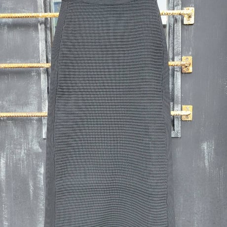 AGNOST ワッフルニットマキシSK