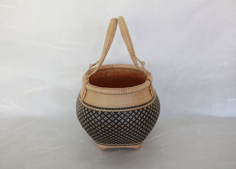 プラニー工房 蓋なし竹籠（プレーン） | 麻乃屋【Asanoya Kyoto】