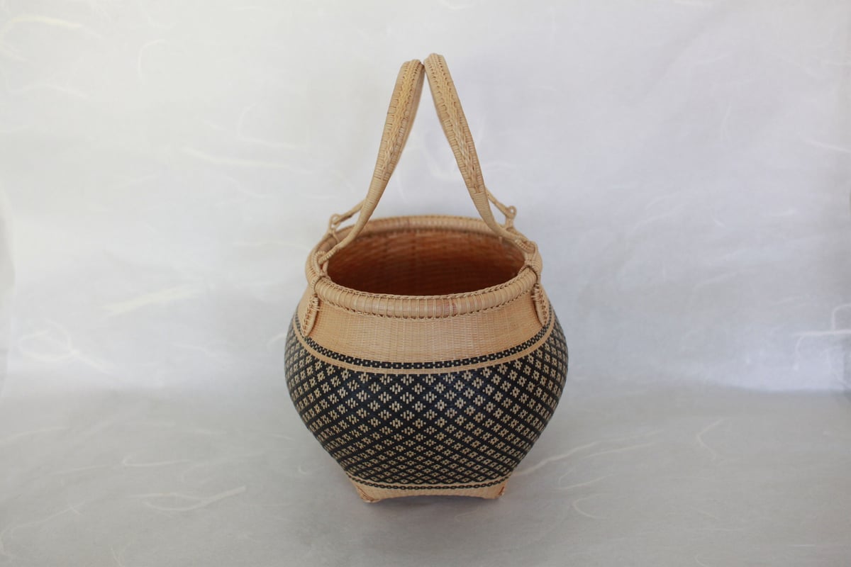 プラニー工房 蓋なし竹籠（プレーン） | 麻乃屋【Asanoya Kyoto】