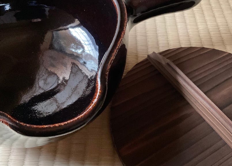 土楽 片手鍋 大（7寸） | 麻乃屋【Asanoya Kyoto】