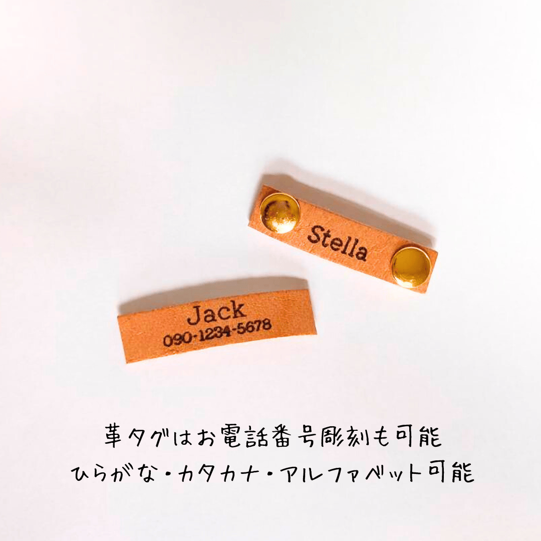 お名前刺繍または革タグ付き ミニバンダナ 【タータンチェックグリーン 