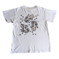 90s "cat" printed t-shirt