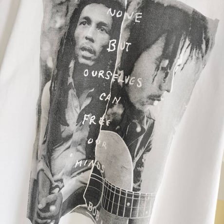 "BOB MARLEY" photo t-shirt