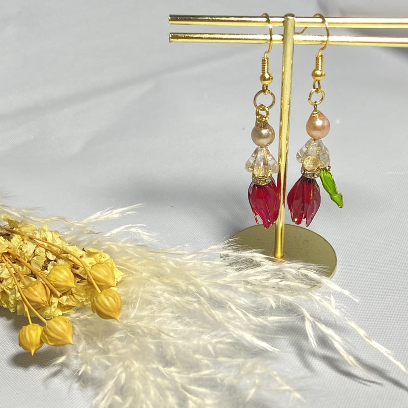 ハンドメイドピアス1210