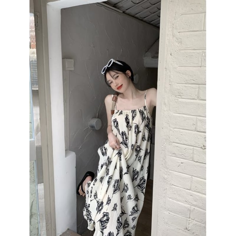 hilo hawaii フラダンス リゾート 花柄キャミワンピース XXS キャミワンピース Designed in Hawaii | *Leimaikai*