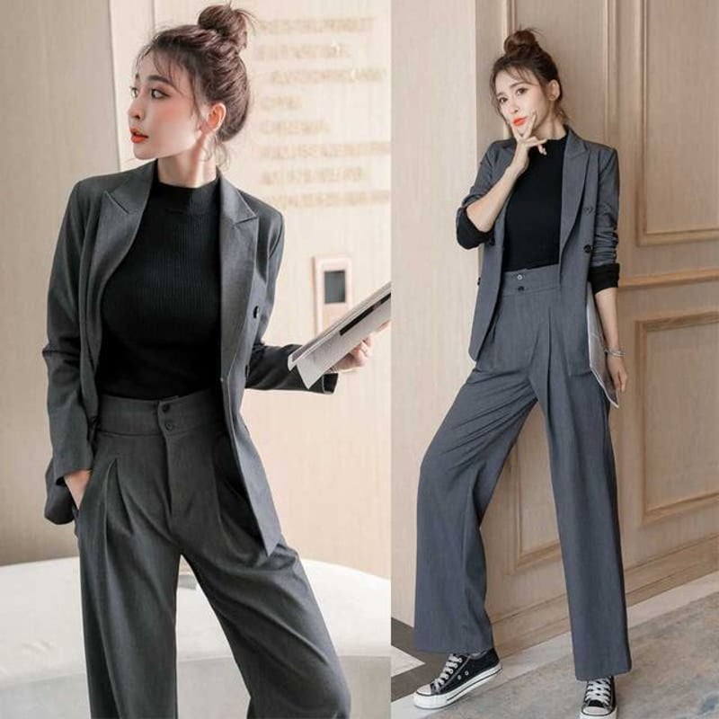 セットアップ スーツ レディース ジャケット パンツ | hs-Store セットアップ スーツ レディース ジャケット パンツ | hs-Store