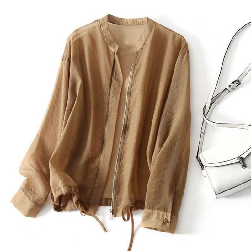 シースルー MA-1 ジャケット アウター | hs-Store